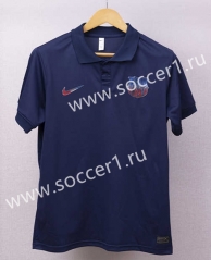 2023-2024 Barcelona Royal Blue Thailand Polo Shirt-2044