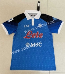 (S-3XL) 2023-2024 Champion Version Napoli Blue Thailand Polo Shirt-818