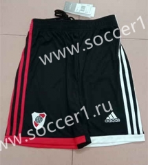 2023-2024 River Plate 2nd Away Black Thailand Soccer Shorts-2886