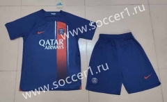 2023-2024 Correct Version Paris SG Home Royal Blue Soccer Uniform-718