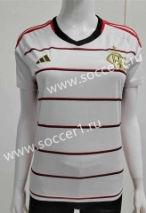 2023-2024 Flamengo Away White Women Thailand Soccer Jersey AAA-708