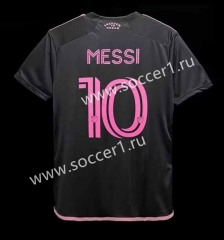 2023-2024 Inter Miami CF Away Black (#10 Messi)Thailand Soccer Jersey AAA