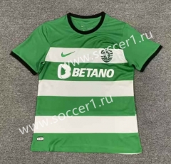2023-2024 Sporting Clube de Portugal Home White and Green Thailand Soccer Jersey AAA-512