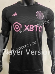 Player Version 2023-2024 Inter Miami CF Away Black Thailand Soccer Jersey AAA