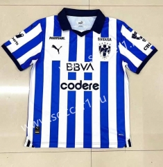 2023-2024 Correct Version Monterrey Home Blue&White Thailand Soccer Jersey AAA-912
