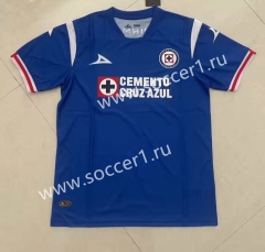 (S-4XL) 2023-2024 Cruz Azul Home Blue Thailand Soccer Jersey AAA-818