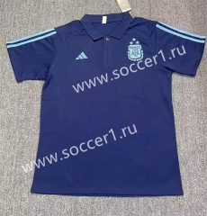 2023-2024 Argentina Royal Blue Thailand Polo Shirt-817