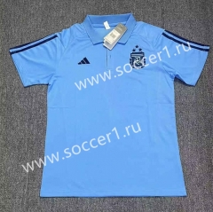 2023-2024 Argentina Light Blue Thailand Polo Shirt-817
