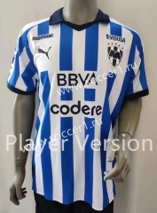 Player Version 2023-2024 Monterrey Home Blue&White Thailand Soccer Jersey AAA-912