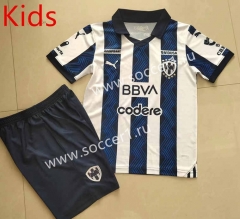 2023-2024 Special Version Monterrey White&Blue Kids/Youth Soccer Uniform-912