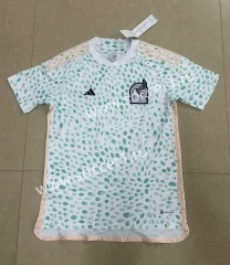 (S-4XL) 2023-2024 Mexico Away White&Green Thailand Soccer Jersey AAA-818