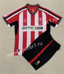 2023-2024 Lin Coln City F.C. Home Red&White Soccer Uniform-AY