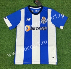 (S-4XL) 2023-2024 Porto Home Blue&White Thailand Soccer Jersey AAA-403