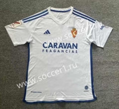 2023-2024 Real Zaragoza Home White Thailand Soccer Jersey AAA-512
