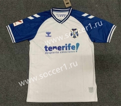 2023-2024 CD Tenerife Home White Thailand Soccer Jersey AAA-GB