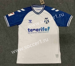 2023-2024 CD Tenerife Home White Thailand Soccer Jersey AAA-6032