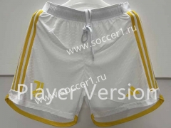 Player Version 2023-2024 Juventus White Thailand Soc0cer Shorts-6886