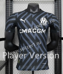 Player Version 2023-2024 Olympique de Marseille Black Thailand Training Shirt-888