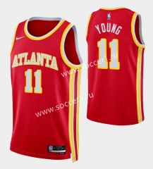 2023 Common Version Atlanta Hawks Red #11 NBA Jersey-SN