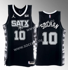 2023 Declaration Edition San Antonio Spurs Black #10 NBA Jersey-SN