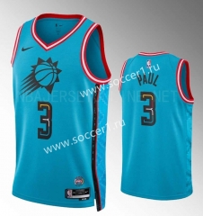 2023 City Version Phoenix Suns Blue #3 NBA Jersey-SN