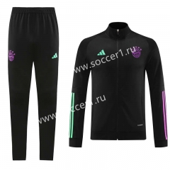 2023-2024 Bayern München Black Thailand Soccer Jacket Uniform-LH