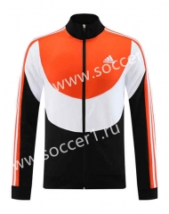 Orange&Black Thailand Soccer Jacket-LH