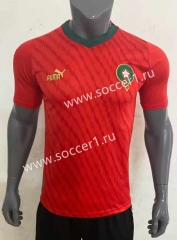 2023-2024 Morocco Home Red Thailand Soccer Jersey AAA-416