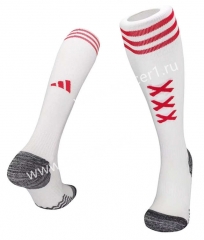 2023-2024 Ajax Home White Thailand Soccer Socks