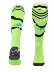 2023-2024 Arsenal Away Fluorescent Green Kids/Youth Soccer Socks