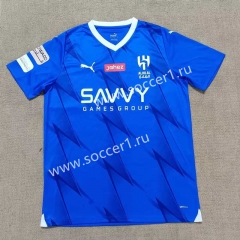 （S-3XL) 2023-2024 Al Hilal SFC Home Blue Thailand Soccer Jersey AAA-5925