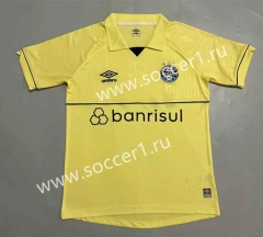 (S-4XL) 2023-2024 Grêmio FBPA Goalkeeper Yellow Thailand Soccer Jersey AAA-908