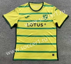 2023-2024 Norwich City Home Yellow Thailand Soccer Jersey AAA-512