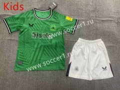 2023-2024 Newcastle United Away Green Kids/Youth Soccer Uniform-1506