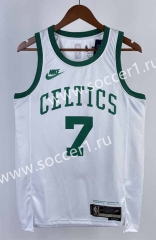 Retro Version 75th Anniversary 2022 Boston Celtics White #7 NBA Jersey-311