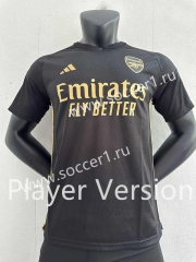 Player Version 2023-2024 Arsenal Black Thailand Training Soccer Jersey AAA-2016