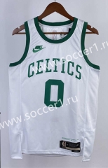 Retro Version 75th Anniversary 2022 Boston Celtics White #0 NBA Jersey-311