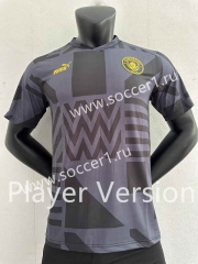 Player Version 2023-2024 Manchester City Black&Gray Training Soccer Jersey AAA-2016