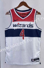 2023 Washington Wizards Home White #4 NBA Jersey-311