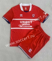 2023-2024 Middlesbrough Home Red Soccer Uniform-AY