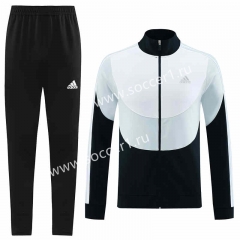 Nike Black&White Thailand Soccer Jacket Uniform-LH