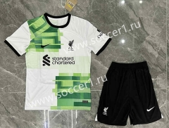 2023-2024 Liverpool Away White&Green Soccer Uniform-GB
