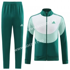 Nike Green Thailand Soccer Jacket Uniform-LH