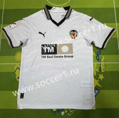 2023-2024 Valencia Home White Thailand Soccer Jersey AAA-HR