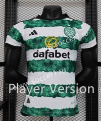 Player Version 2023-2024 Celtic Home White&Green Thailand Soccer Jersey AAA-888