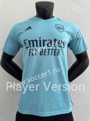 Player Version 2023-2024 Arsenal Blue Thailand Training Soccer Jersey AAA-2016