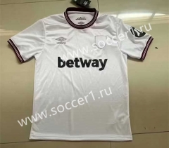 2023-2024 West Ham United 2nd Away White Thailand Soccer Jersey AAA-2483