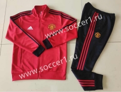 2023-2024 Manchester United Red Thailand Soccer Jacket Uniform -GDP