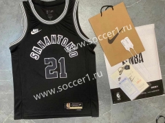 2023 Declaration Edition AJ San Antonio Spurs Black #21 NBA Jersey-SN