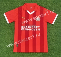 (S-4XL) 2023-2024 Eindhoven Home Red Thailand Soccer Jersey AAA-403